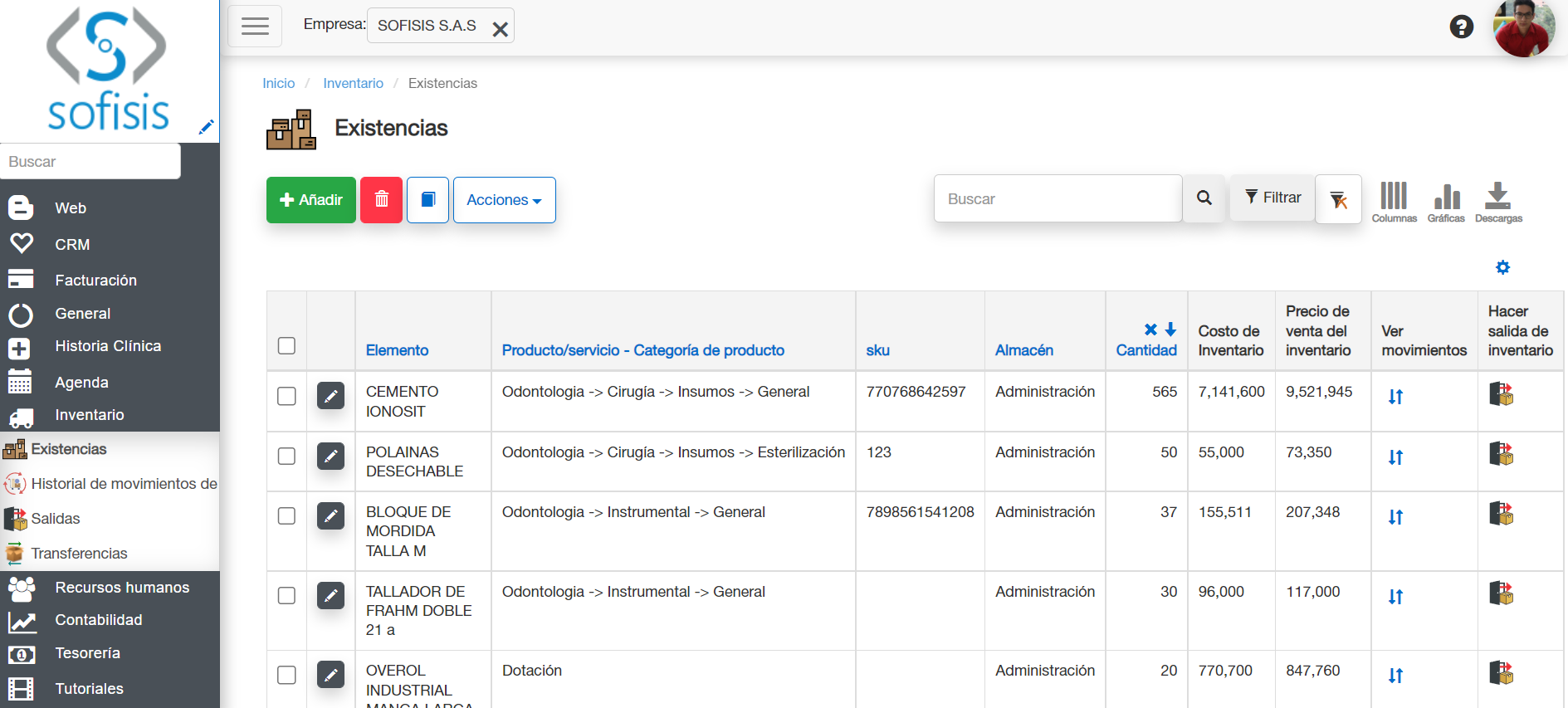 Software de inventario