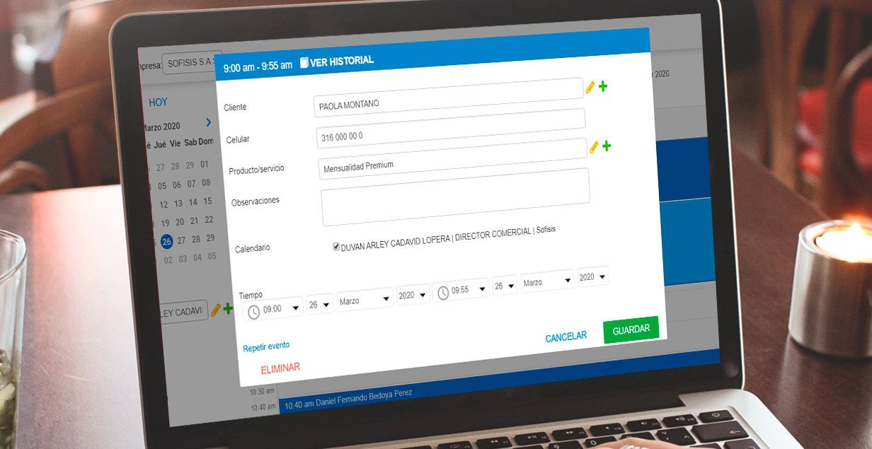 App de agenda online