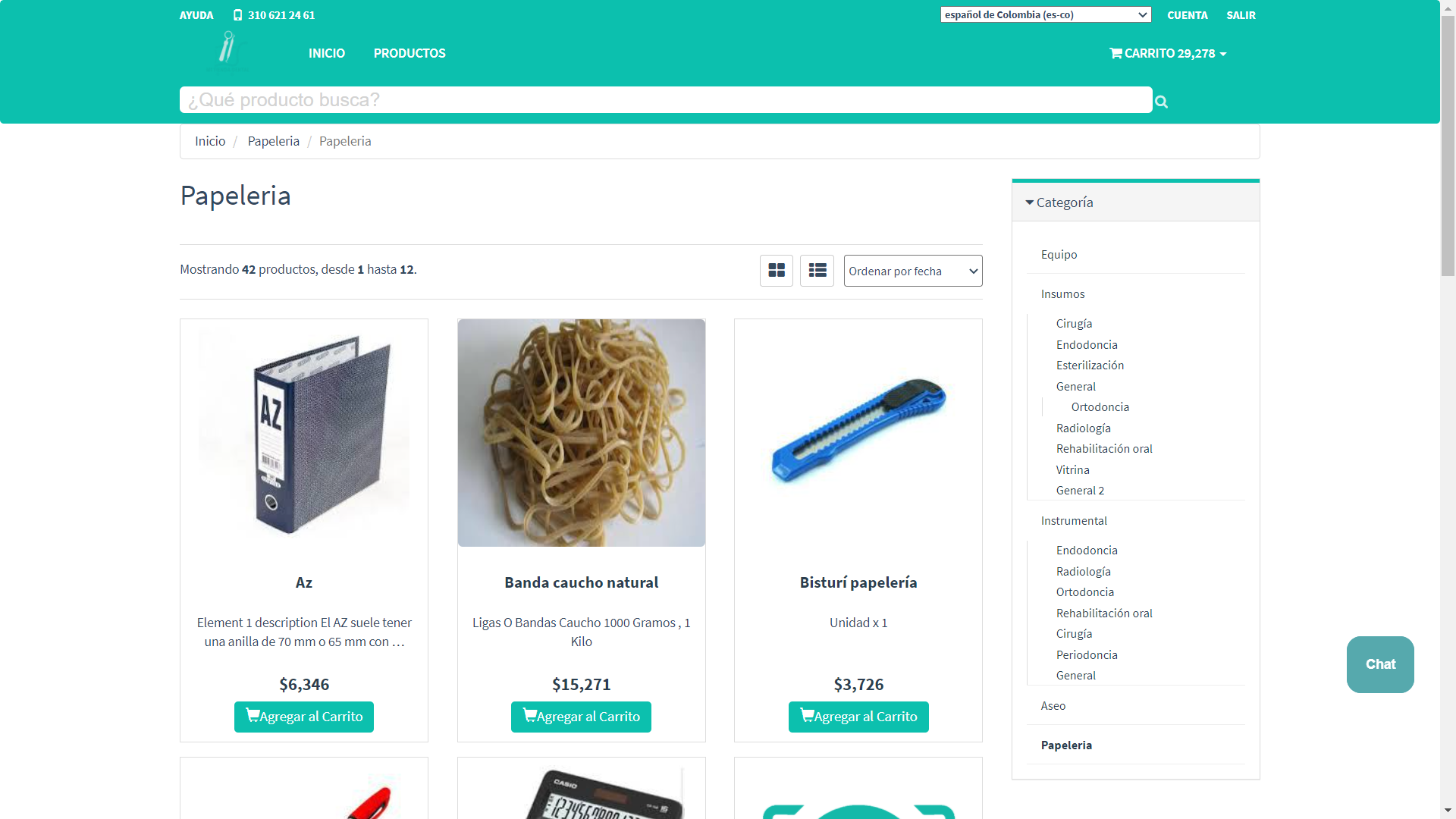 Tienda online con soporte t&eacute;cnico